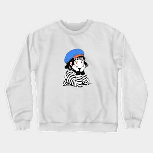 Cute girl anime Crewneck Sweatshirt